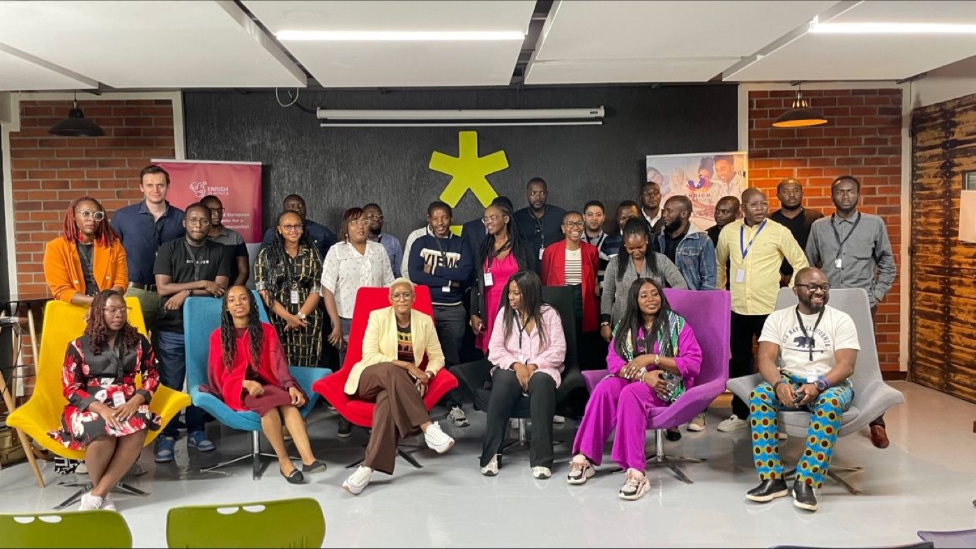 A group photo at iHub